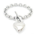 VERONICA HEART SILVER BRACELET