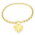 VERONICA HEART GOLD NECKLACE