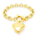 VERONICA HEART GOLD BRACELET
