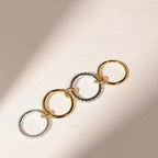 XIMENA RING TWO TONES